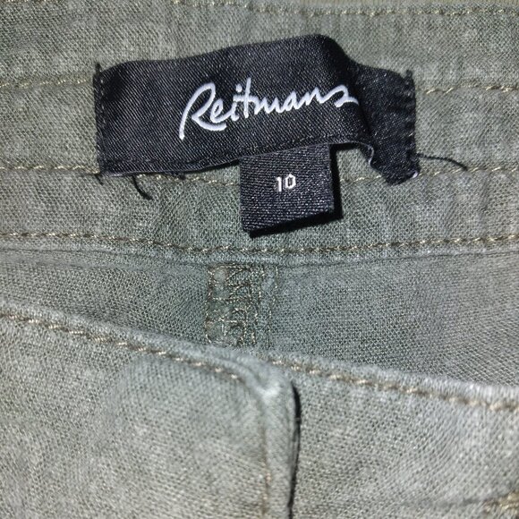 Reitmans Linen Pants, Size-10 - Picture 2 of 5